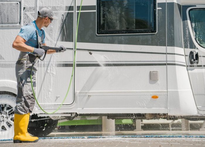 Motorhome cleaning